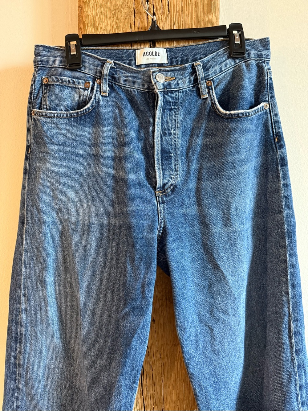 Agolde Ren High-Rise Wide-Leg Jeans Sz 29 - Picture 4 of 10